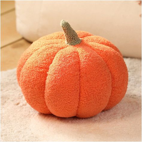 PRICES MAY VARY. 🎃Soft Material：Halloween Pumpkin Pillows are made of filled PP cotton, comfortable and soft, breathable and reliable, solid and lightweight, not easy to fade or deform. 🎃Simulated Pumpkin Design：Pumpkin Shaped Throw Pillows Decoration is designed with 3D pumpkin shapes, exquisitely crafted and beautifully sewn to present the ideal pumpkin shape. 🎃Easy To Clean: Machine washable, please wash in cold water and delicate cycle.Pumpkin shaped pillow can serve you for a long time, Fall Halloween Pillows, Stuffed Pumpkins, Pumpkin Plush, Halloween Decor Diy, Pumpkin Pillow, Cute Cushions, Halloween Throw Pillow, Throw Pillows Living Room, Diy Halloween Decor