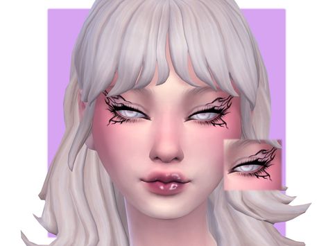 Anime Purple Hair, Makeup Cc, The Sims 4 Pc, Princess Tattoo, Sims 4 Cc Makeup, Sims 4 Game Mods, Sims 4 Body Mods, Sims 4 Cc Folder, Sims Four