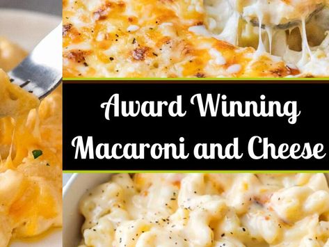 Award Winning Macaroni And Cheese, Award Winning Mac And Cheese Recipe, Asparagus On The Stove, Mushroom Meatloaf, Best Mac N Cheese Recipe, Salmon Recipes Baked Healthy, Winning Recipes, Cheesy Mac And Cheese, Savory Sides