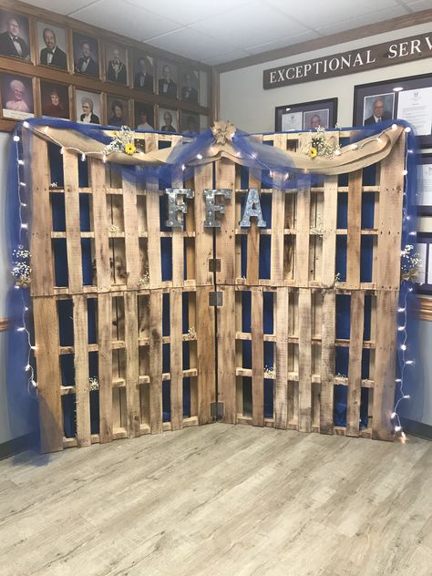 Theme of stepping though the doors of opportunity Soccer Banquet, Graduation Party Pictures, High School Graduation Party Decorations, Senior Graduation Party, Graduation Party High, Graduation Open Houses, Graduation Party Diy, Graduation Party Planning, Graduation Backdrop