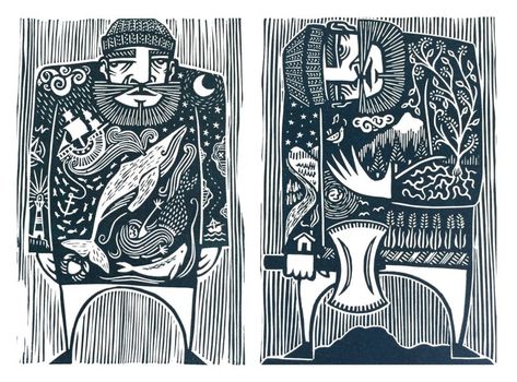 Linocut Artists, Linocut Printmaking, Lino Art, Fairy Stories, Relief Printing, Really Sorry, Linocut Art, Holy Moly, Woodcuts Prints