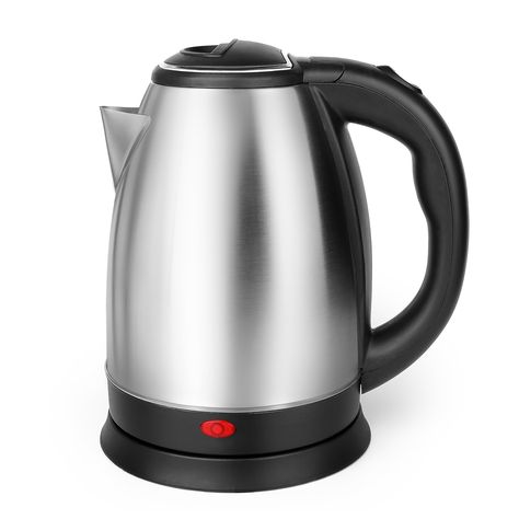 PRICES MAY VARY. Rapid Boiling: the 1000-watt electric kettle can quickly boil 1.8 liters of water. You can enjoy your hot beverage in no time. Safe to Use: this water boiler will turn off automatically once the water reaches its boiling point, preventing overflows and potential hazards. Easy Cleaning: the stainless-steel inner pot and housing are designed for easy cleaning. Regarding to removing scale, you can use soft sponge and white vinegar or baking soda. Friendly Design: with a 360-degree Tea Kettle Electric, Kettle Electric, Electric Kettles, Electric Tea Kettle, Boiling Point, Water Boiler, Bean Bag Chair Kids, Shelf Clock, Lawn Chairs