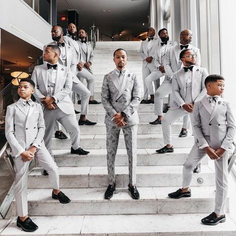 Elegant Groomsmen Attire, Grooms Man Proposal, Royalty Wedding Theme, Groom With Groomsmen, Groomsmen Inspiration, 360 Photobooth, Groom Prep, Live Painter, Groom And Groomsmen Suits