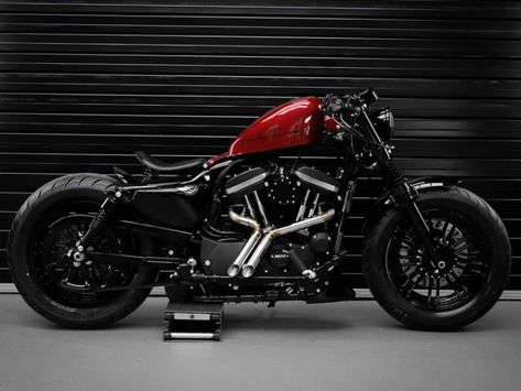 Harley-Davidson® Sportster 48 "Cafe Racer" by Garasi 19 Hd 883 Iron, Harley Sportster 48, Harley Davidson 48, Sportster Cafe Racer, Harley Sportster 1200, Motos Bobber, Sportster 48, Мотоциклы Harley Davidson, Harley Davidson Sportster 883