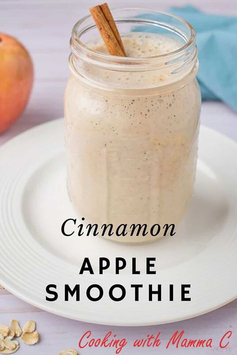 Apple Smoothie Recipes, Blender Smoothie, Apple Smoothie, Smoothie Fruit, Oatmeal Smoothie Recipes, Best Smoothie, Oat Smoothie, Smoothie Recipes Healthy Breakfast, Breakfast Smoothie Recipes