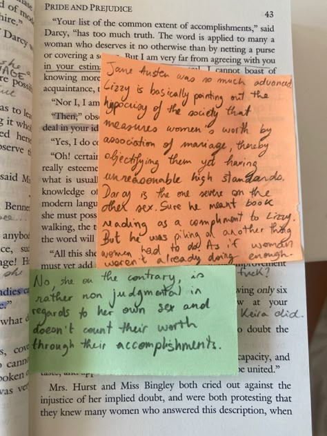 Pride And Prejudice Revision Notes, Annotated Pride And Prejudice, Jane Austen Annotations, Pride And Prejudice Annotated, Book Annotation Gift, Pride And Prejudice Notes, Emma Jane Austen Annotations, Annotating Pride And Prejudice, Jane Eyre Annotations