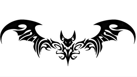 Tramp Stamp Tattoo Designs, Batman Tramp Stamp, Vampy Tattoo, Goth Tramp Stamp Tattoos, Bat Tramp Stamp Tattoos, Bat Tramp Stamp, Tramp Stamp Tattoos, Mystical Tattoos, Goth Tattoo