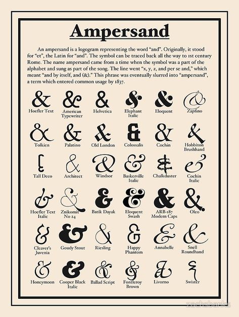 Alphabet Design Fonts, Ampersand Font, Ampersand Tattoo, Fancy Fonts Alphabet, Ampersand Logo, Cursive Fonts Alphabet, Old English Alphabet, Ampersand Art, Lettering Alphabet Fonts