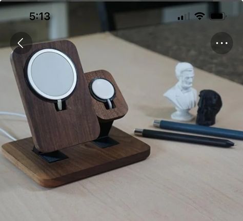 Wooden Apple Watch Stand, Timber Phone Holder, Headphones Holder Wood, Cnc Phone Stand, Adjustable Wooden Phone Holder, Easy Small Wood Projects, Charging Dock, Tablet Stand, Small Wood Projects