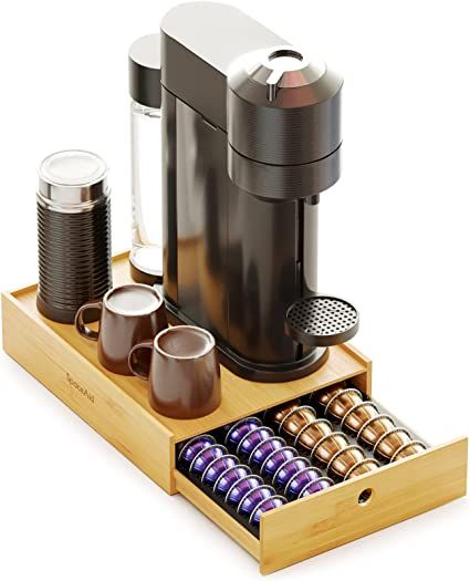 Coffee Pods Drawer, Coffee Organization, Coffee Counter, Nespresso Vertuo, Coffee Pod Storage, Nespresso Pods, Capsule Holder, Plastic Alternatives, Coffee Pod Holder