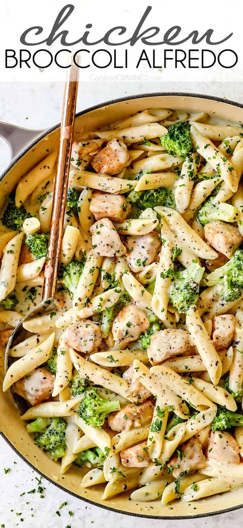 Chicken Broccoli Alfredo Slow Cooker, Chicken Broccoli Dinner Recipes, Fettuccini Alfredo With Broccoli, Meal Prep Chicken Alfredo, Fettucini Alfredo With Broccoli Recipe, Chicken Broccoli Ziti Alfredo, Chicken Alfredo Meal Prep, Broccoli Fettucini Alfredo, Chicken Fettuccine Alfredo With Broccoli