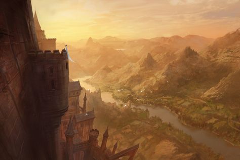 La premiere inquisitrice by *MarcSimonetti on deviantART Marc Simonetti, Celtic Music, Throne Of Glass Series, Story Setting, Fantasy Story, Fantasy Setting, Fantasy Places, Matte Painting, Throne Of Glass