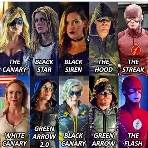 Arrowverse Fan Art, Arrow Verse, Arrow Tv Series, Arrow Cw, White Canary, Cw Dc, Flash Tv Series, Dc Tv Shows, Justice League Unlimited