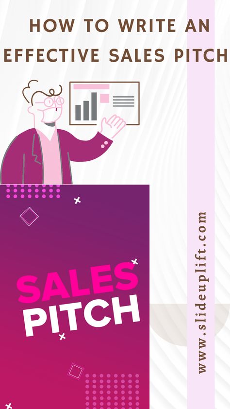 Learn how to write an effective sales pitch Sales Pitch Presentation, Pitch Presentation, Sales Presentation, Business Powerpoint Presentation, Sales Pitch, Quick Reads, Success And Failure, Business Proposal, Business Presentation