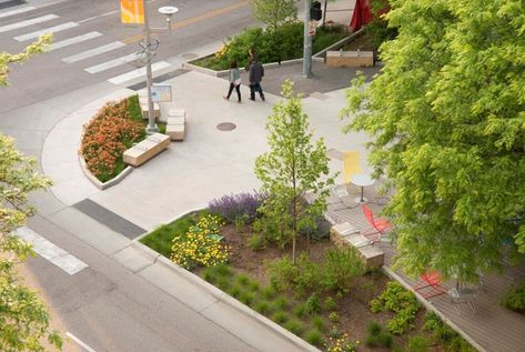 P Street Corridor, Phase 1 | Landscape Performance Series Streetscape Design, Pavement Design, Urban Design Graphics, Stormwater Management, Urban Heat Island, Urban Landscape Design, Street Trees, Pedestrian Street, Lincoln Nebraska