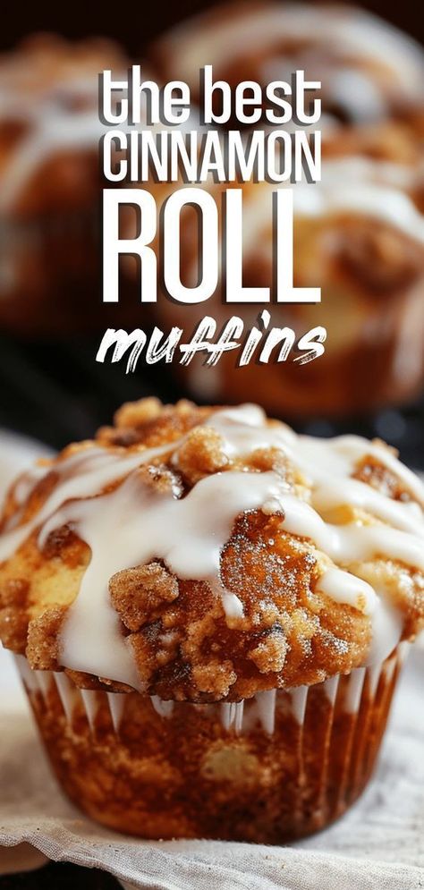 Cinnamon Roll Muffins, Breakfast Casseroles, Biscuit Bread, Cinnamon Muffins, Breakfast Goodies, Muffin Tin Recipes, Breakfast Sweets, Homemade Muffins, Cinnamon Rolls Homemade