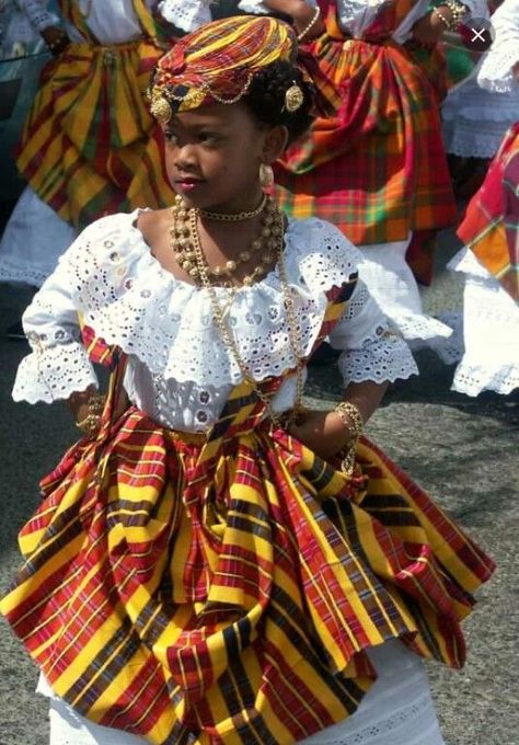 Jamaican Dress, Jamaican Clothing, Madras Dress, Jamaica Outfits, Caribbean Outfits, Caribbean Fashion, Jamaican Culture, The Virgin Islands, Island Outfit