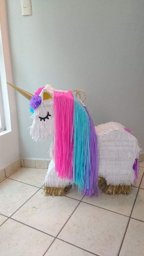 Party Ideas On A Budget, Unicorn Party Ideas, Unicorn Pinata, Unicorn Birthday Party Decorations, Birthday Pinata, Piñata Ideas, Unicorn Themed Birthday Party, Pinata Party, Unicorn Party Decorations