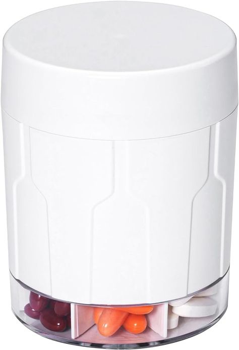 Amazon.com: Extra Large Supplement Organizer,Betife Daily Weekly Pill Organizer Bottle, Pill Dispenser with 7 Large Compartments, Organizer to Hold Monthly Vitamin or Medication,Includes 21 Pcs Labels（White） : Health & Household Pill Bottle Organizer, Weekly Pill Organizer, Pill Dispenser, Pill Bottle, Pill Bottles, Pill Organizer, Pill Case, Pill Boxes, How To Stay Healthy