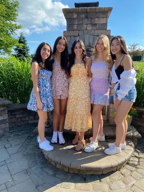 grad party outfit ideas. follow me on ig for more @ayumiheath Grad Party Outfit Ideas, Grad Party Outfit, Party Outfit Ideas, Party Fits, Senior Citizen, Group Photo, Grad Party, Group Photos, Grad Parties