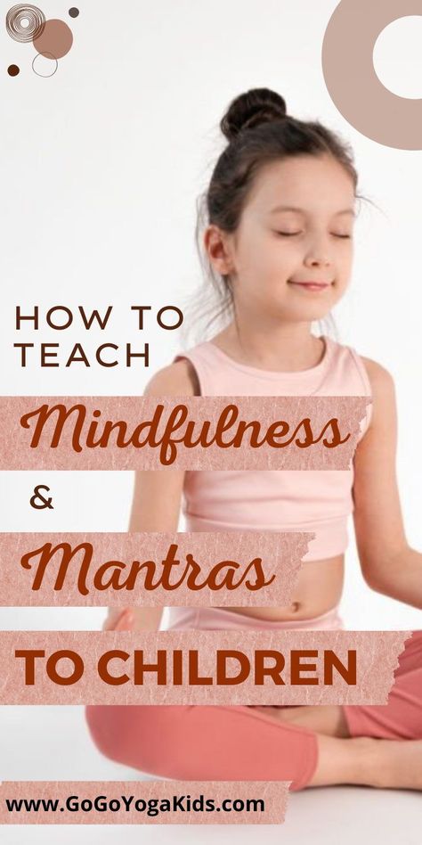 Mantras and Mindfulness Kids Yoga Lesson Plan. This lesson would work well with children ages 5-11 Kid Yoga Lesson Plans, Yoga Group, Meditation Teacher Training, Yoga Teacher Resources, Yoga Challenge Poses, Yoga Lesson Plans, Kids Yoga Classes, Childrens Yoga, Yoga Club