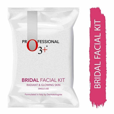 O3+ Bridal Facial Kit for Radiant & Glowing Skin 120g The offered kit is a 10 step regimen that ensures wonderful results as it boosts radiance while solving multiple skin concerns. Take all pollutants off from your face in an easy way by using our unique bridal facial kit that gently repairs and moisturize your skin with its powerful ingredients to reveal smoother, cleaner and more radiant skin. All Skin Types The offered Bridal Facial Kit is an ideal solution for all sorts of skin types to let O3 Facial Kit, Best Facial Kit For Glowing Skin, Bridal Care, Bridal Facial, Facial Kit, Glowing Radiant Skin, Tan Removal, Gel Powder, Free Stuff By Mail