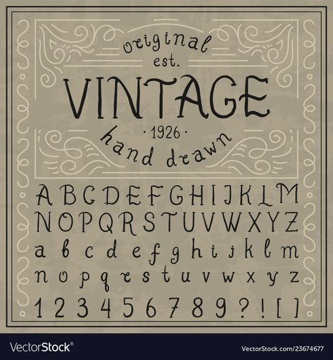 Sophisticated Fonts Alphabet, Doodle Alphabet Letters Handwriting, Font Ideas Handwritten, Fonts Alphabet Vintage, Sign Lettering Alphabet, Rune Font, Letter Types, Vintage Fonts Alphabet, Fonts Alphabet Handwritten