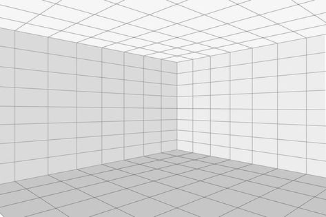 Grid perspective white room corner with ... | Premium Vector #Freepik #vector #background #frame #abstract #technology Room Corner Drawing Reference, Graphic Design Perspective, Room Reference Art, Drawing Room Perspective, Perspective Drawing Background, Corner Perspective Drawing, Draw Room Perspective, Corner Of Room Drawing, Perspective Drawing Reference Room