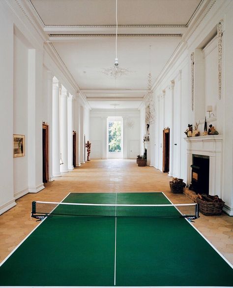 Antony Gormley’s High House studio, Norfolk, captured by François Halard. Ping Pong Room, Indoor Tennis, Tennis Aesthetic, Antony Gormley, Paris Home, Sporty And Rich, Menorca, Ping Pong Table, Ping Pong