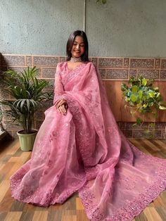 # BEAUTY ,# RELATIONSHIPS #Animals #Fashion #Winter Outfits Pink Organza Party Wear Pre-draped Saree, Traditional Organza Pre-draped Saree For Party, Bollywood Organza Pre-draped Saree For Eid, Designer Organza Pre-draped Saree For Festivals, Party Wear Traditional Chanderi With Cutdana, Party Wear Traditional Chanderi Outfit With Cutdana, Bollywood Style Organza Blouse Piece, Anarkali Style Pre-draped Organza Saree For Eid, Festive Bollywood Organza Saree