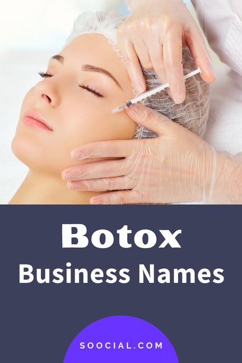 Botox Business, Botox Clinic, New Business Names, Business Name Ideas, Aesthetic Clinic, Beauty Clinic, Name Ideas, A Name, Business Names