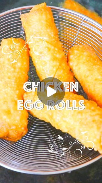 CiCi Li on Instagram: "Crispy Chicken Egg Rolls #eggrolls #chicken #crispy #springrolls #chinesefood #chineserecipe #春捲 #cicili# Please visit here for the written recipe ☺️👉https://cicili.tv/chicken-egg-roll-recipe/" Chicken Eggroll Recipes, Egg Rolls Chicken, Chinese Egg Rolls, Rolled Chicken Recipes, Egg Roll Wraps, Avocado Egg Rolls, Crispy Egg, Chicken Egg Rolls, Chicken Spring Rolls