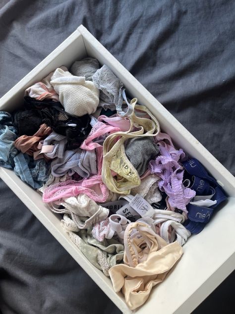 Aesthetic Intimates, Messy Drawer, Messy Clothes, Clothes Drawer, Lingerie Drawer, Girly Room, Bras And Panties, Photo To Video, For Love And Lemons