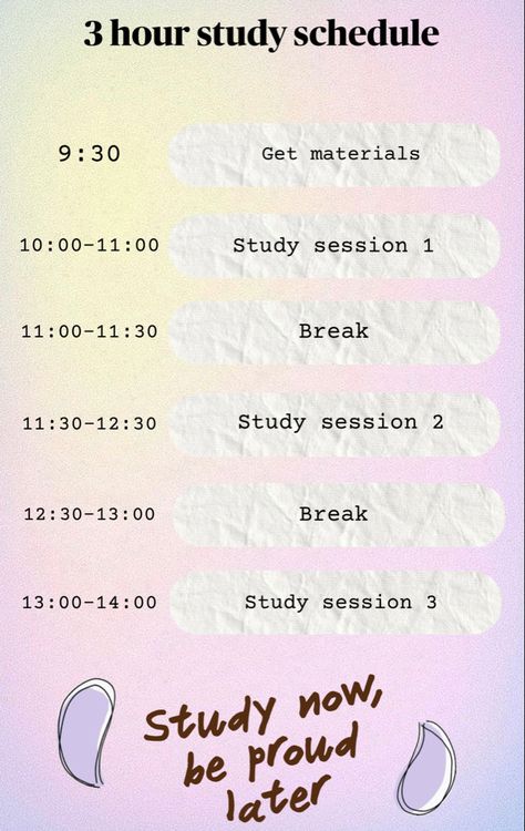 3 Hour Study Schedule, 12 Hour Study Schedule, Medical Words, Sleep Hygiene, School Advice, A Balanced Life, Healthy Sleep Habits, Study Schedule, Health Routine