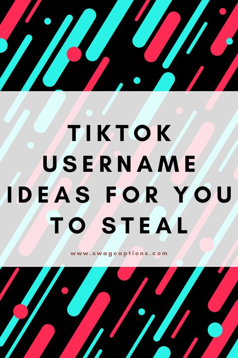 Finding the perfect TikTok username can be a creative challenge. Look no further for inspiration! Explore a handpicked collection of TikTok username ideas that resonate with your style, interests, and personality. Whether you're into dance, comedy, beauty, or DIY, discover usernames that will make your profile stand out. Level up your TikTok game with a username that's uniquely you! #TikTokUsernameIdeas #CreativeUsernames #TikTokInspiration Unique Usernames Ideas For Tiktok, Funny Tik Tok Username Ideas, Dancing Account Usernames, User Name For Tiktok, Tiktok Username Ideas With Your Name, Profile Names Ideas Tik Tok, Cute Username Ideas Names For Tik Tok, Dance Usernames For Instagram, User Names For Tiktok