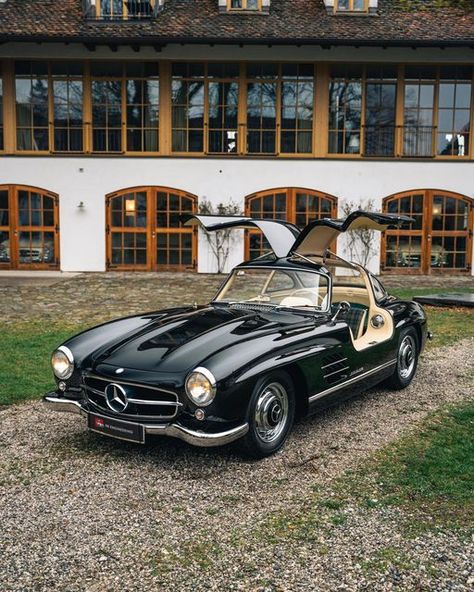 Philipp Beisel on Instagram: "Embracing timeless sophistication amidst the serene backdrop of our monastery's yard. Behold the allure of the black 300 SL Coupe, with its understated elegance, beige interior, and distinctive checkered green seats. 🖤✨  #mercedes #benz #mercedesbenz #gullwing #hkengineering #300sl #300slgullwing #mercedesbenz300sl #gentlemanstyle ##mercedes #benz #mercedesbenz #gullwing #hkengineering #300sl #300slgullwing #mercedesbenz300sl #gentlemanstyle ##flugelturerflügeltürer" Mercedes Benz Gullwing, Mercedes 300 Sl Gullwing, Mercedes Benz 300sl Gullwing, 300 Sl Mercedes, Mercedes Sl 300 Gullwing, Sl300 Mercedes, Mercedes 300sl Gullwing, Mercedes 200, 300 Sl Gullwing