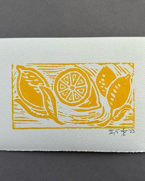 PanTheodosiou on Instagram: "Lemons are alive ready to buy now on panicotheodosiou.com#panicotheodosiou #lemons #nzartist #linocutprint #sculptor #artistsoninstagram #gnt #supportlivingartists #originalart #inkandart #yellow#" Lemon Lino Print, Lemon Linocut, Moodboard Website, Lino Ideas, Lemons Art, Linocut Printing, Lemon Art, Lino Art, Stamp Carving