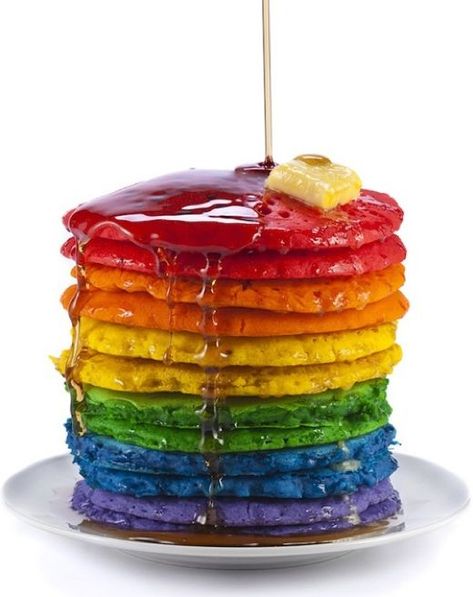 Rainbow Pancakes, Easter Breakfast, Food Photography Props, Birthday Breakfast, Mini Cakes Birthday, Rainbow Connection, Rainbow Food, Cake Photography, Rainbow Cake