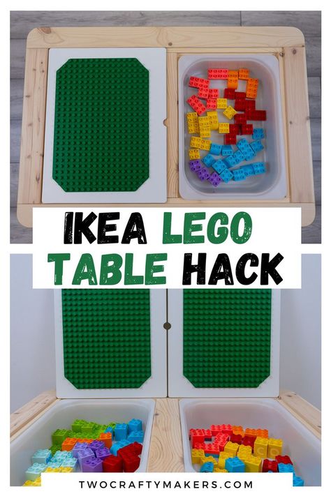 Flisat Lego Table, Ikea Lego Table, Ikea Lego, Diy Lego Table, Lego Table Ikea, Ikea Flisat Table, Lego Table Diy, Ikea Toy Storage, Lego Plates