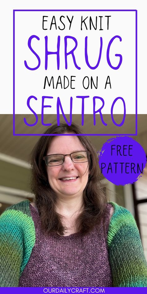 sentro knit shrug knitting pattern Addi Knitting Machine Flat Panel, Knitting Machine Projects Free Pattern, Addi Knitting Machine Patterns Free, Circular Knitting Machine Patterns Free, Circular Knitting Machine Patterns, Crochet Jackets, Addi Knitting Machine, Addi Express, Daily Crafts