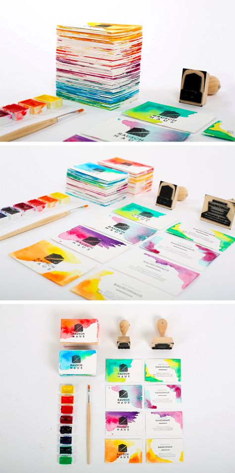 Business Card Gallery, Kad Nama, Watercolor Business, Buisness Cards, Watercolor Business Cards, Cars Design, Date Photo, Diy Business Cards, Business Card Inspiration