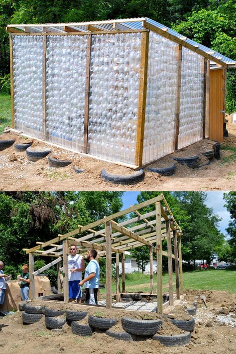 42 Best DIY Greenhouses ( with Great Tutorials and Plans! ) - A Piece of Rainbow Serre Diy, Diy Greenhouses, Cold Frame Diy, Taman Diy, Cold Frames, Diy Greenhouse Plans, Free Building Plans, Build A Greenhouse, Backyard Greenhouse