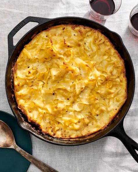 Lokshen Kugel Recipe | Saveur Noodle Kugel Recipe, Sweet Potato Oven, Pasta Noodle Recipe, Noodle Casserole, Jewish Recipes, Jewish Holiday, Cuisine Recipes, Noodle Recipes, Veggie Sides