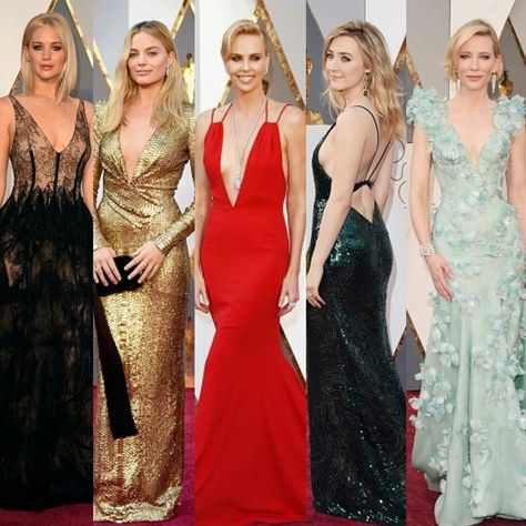 5 Best Dressed Women at the 2016 Oscars Best Dressed Women, Saoirse Ronan, Green Gown, Wear Green, On The Red Carpet, Skincare Tips, Best Dressed, The Red Carpet, Her Hair