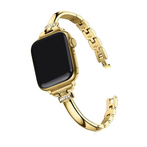 PRICES MAY VARY. Compatible with Apple Watch Band 40mm 38mm 41mm SE Series 9/8/7/6/5/4/3/2/1 Elevate Your Look: Add some sparkle to your wrist with Secbolt Bling Bands for Apple Watch. The rhinestones are eye-catching without being too flashy, making them perfect for any occasion. Sleek and Comfortable: Our bands are made from high-quality metal that's polished to perfection. They wrap smoothly around your wrist, making them comfortable for all-day wear. Perfect Fit: Our bands come with a resizi Gold Apple Watch Band Women, Apple Watch Gold Band, Gold Apple Watch Band, Smart Watch Iphone, Bands For Apple Watch, Apple Watch Bands Women, Wishlist 2024, Gold Apple Watch, Apple Watch Models