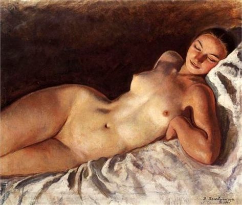 Zinaida Serebriakova, Nude Artwork, Female Art Painting, Russian Artists, Russian Art, Anatomy Art, Caricatures, Figure Painting, Figurative Art