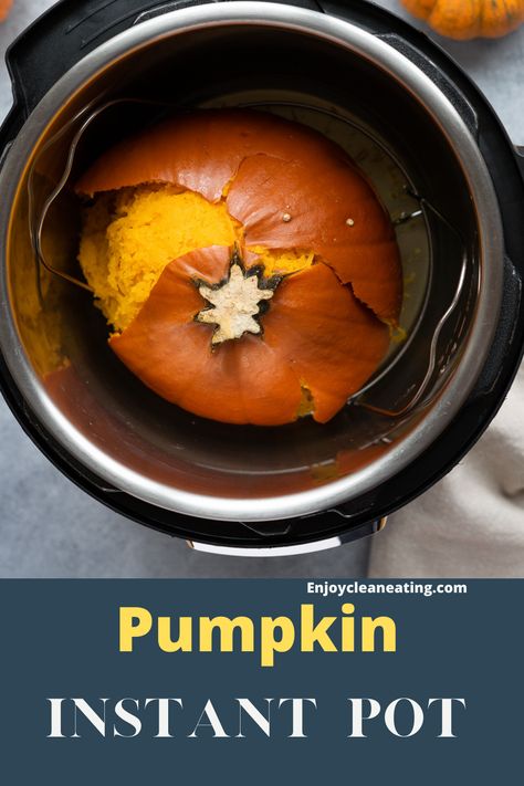 Pumpkin In Instant Pot, Cook Pumpkin, Instant Pot Pumpkin, Pumpkin Butter Recipe, Pumpkin Puree Recipes, Pot Image, Pot Recipes Healthy, Cooking Pumpkin, Pie Pumpkin