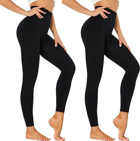 92% polyester，8% spandex Made in the USA. Pair these high rise leggings with a Sports Bra, Tank Top, or T-Shirt to complete your athleisure look.Perfect for yoga, biking, volleyball, exercise, fitness, weightlifting, running, any type of workout You will love our leggings once you put them on and experience a perfect combination of softness and stretchiness. These super soft leggings will gently caress your lower half like a second skin. Running Yoga Pants, High Waisted Leggings Workout, Buy Clothes Online, Buy Leggings, Basic Leggings, Workout Yoga, Cycling Workout, Leggings For Women, Lady Biker