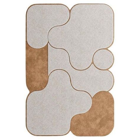 Discover a selection of shaped rugs that can add the perfect curve appeal to your home, click on the link. Artistic Rugs, Geometric Composition, Burnt Sugar, Pastel Rug, Rug Inspiration, Memphis Design, Abstract Composition, Pastel Rugs, Contemporary Interior Design