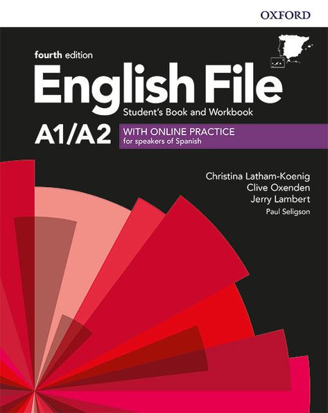 English file : elementary - Christina Latham-Koenig ... [et al.], 4th ed. Oxford University Press, 2019. Student's book and workbook ; Vocabulary checker ; Workbook answer key ; Teacher's guide ; Class audio CDs. English Textbook, Spanish Practice, Oxford English, English File, Advanced English, Teaching Teachers, Student Resources, English Activities, Engaging Lessons